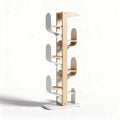 Étagère en bois et métal pour rangement de livres 20 x 20 x 120cm