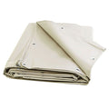 TECPLAST Bâche pour Carport Ivoire 2x3,5 m XP640CP - Garantie 10 ans - Toile PVC étanche pour abri de voiture - Made in France(Ivoire/10 x 12 m)