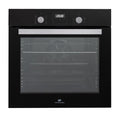 Four encastrable catalyse - chaleur pulsée - CONTINENTAL EDISON - F80CBIX - Noir et inox - L59,5 x H59,6 x P 54,68cm(Inox)