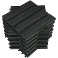 WOLTU Dalle de sol WPC 30x30cm, pour revêtement jardin extérieur fixation plug-in, Anthracite 22 pièces-2 m² GTF006an-2(Anthracite/11 pièces)