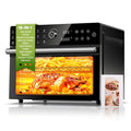 Mini four professionnel - Four a air, 30L/18 Programmes/30-230℃, Boutons tactiles, Lumière intégrée, Déshydratation des plantes(Mini-four 17D)